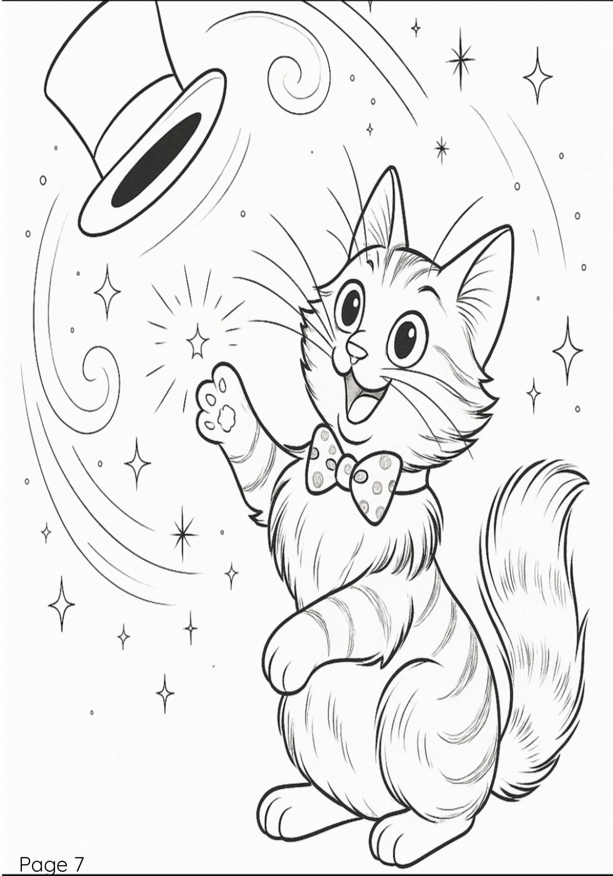Bob the Cat Coloring pages/book