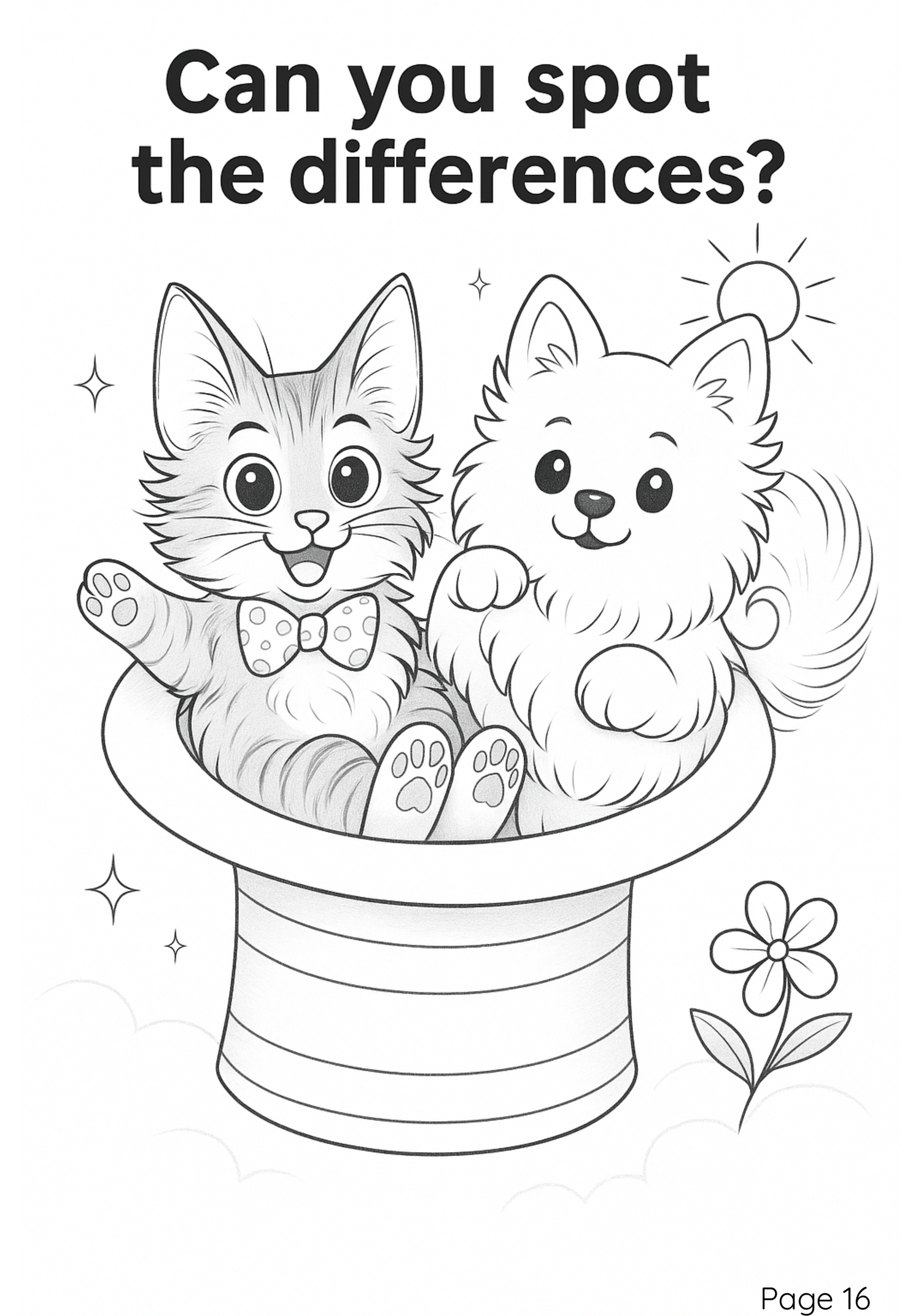 Bob the Cat Coloring pages/book