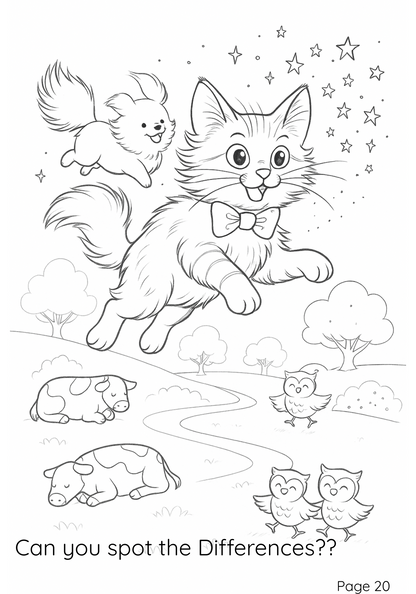 Bob the Cat Coloring pages/book