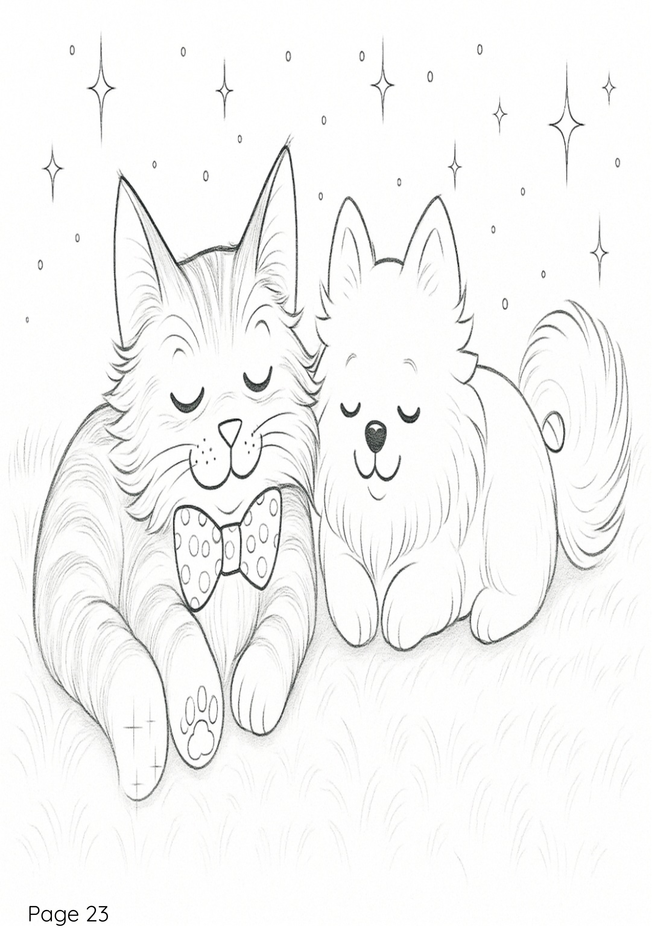 Bob the Cat Coloring pages/book
