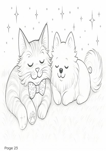 Bob the Cat Coloring pages/book
