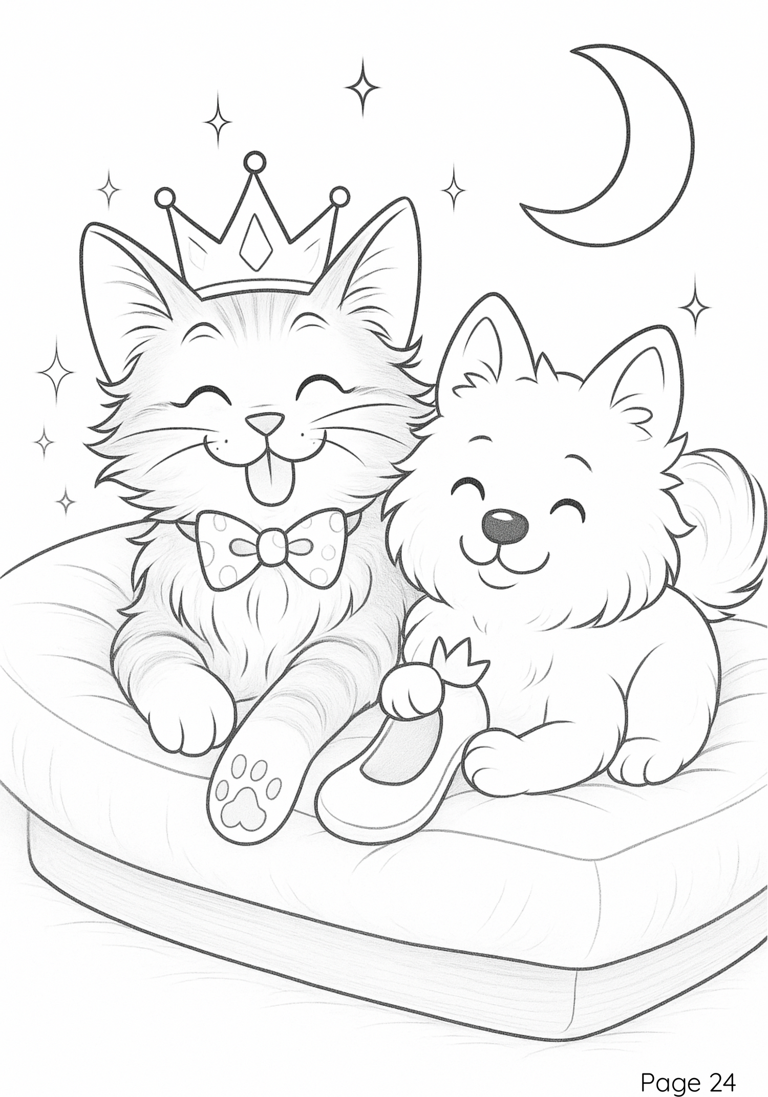 Bob the Cat Coloring pages/book