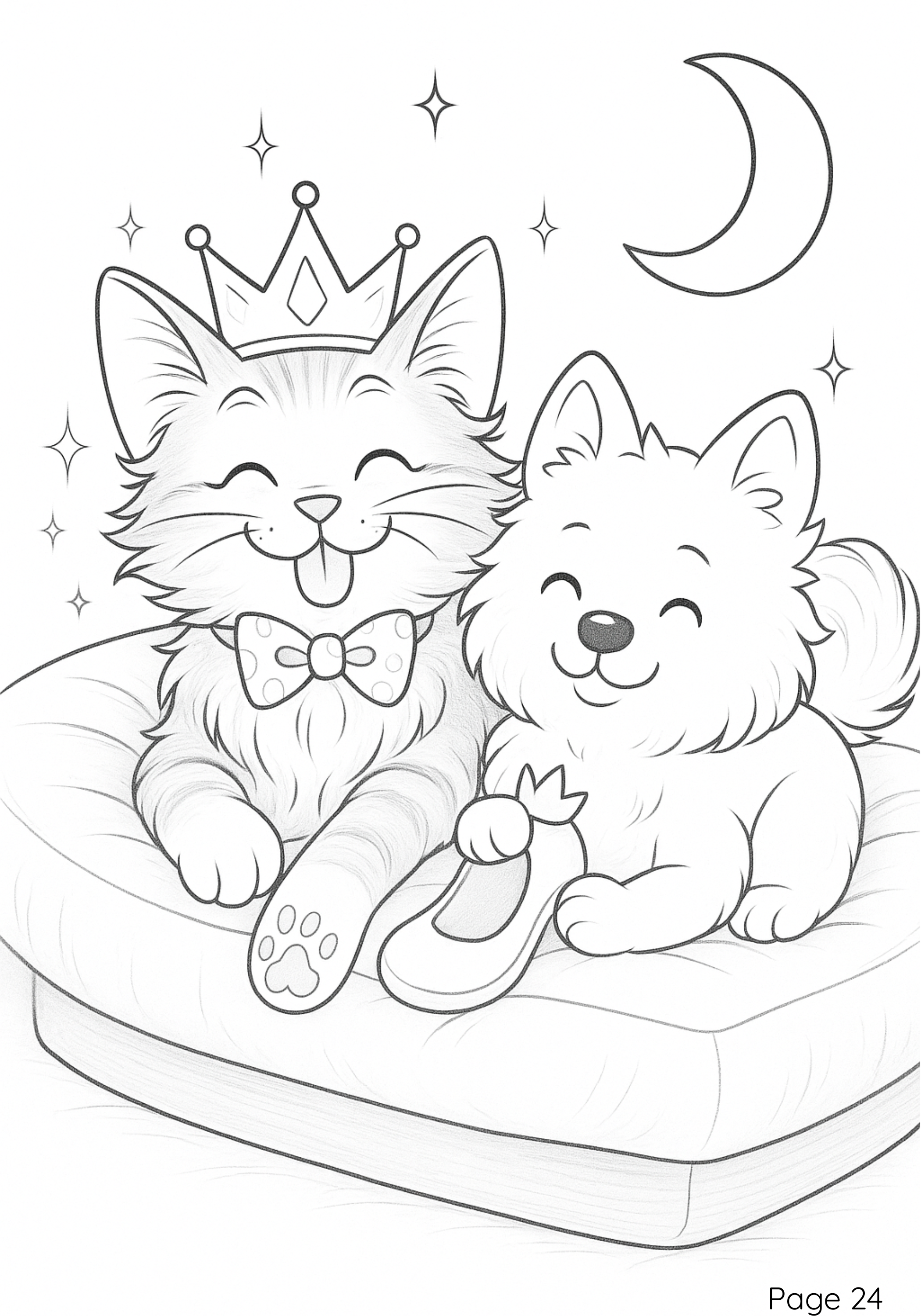 Bob the Cat Coloring pages/book