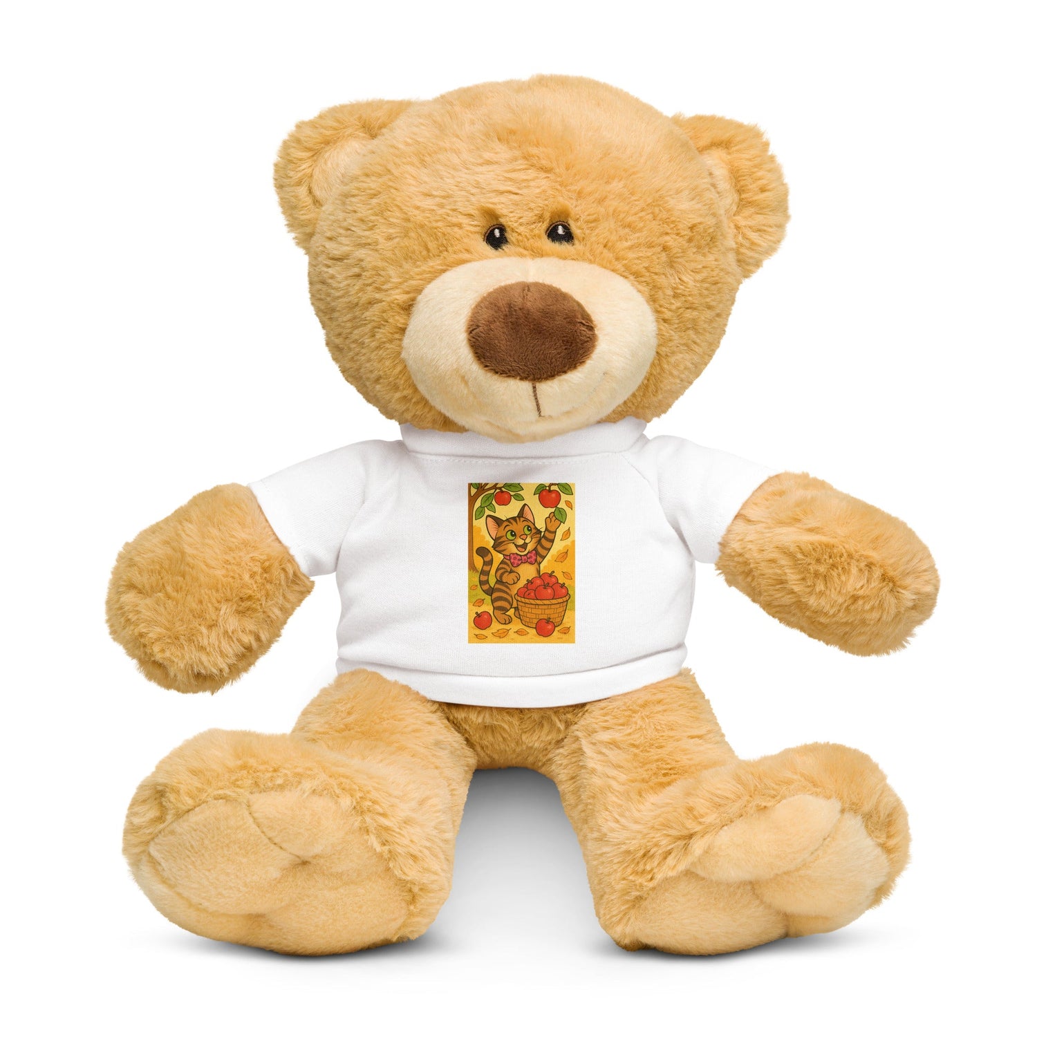 Bob the Cat Teddy bear with a t-shirt
