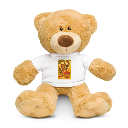 Bob the Cat Teddy bear with a t-shirt