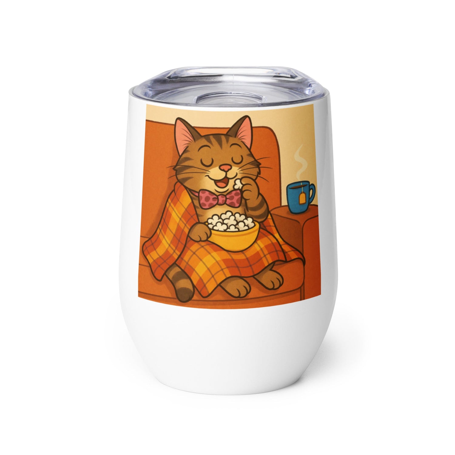 Bob the Cat Wine tumbler