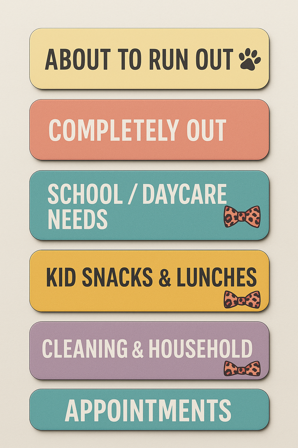 Customizable refrigerator organizers