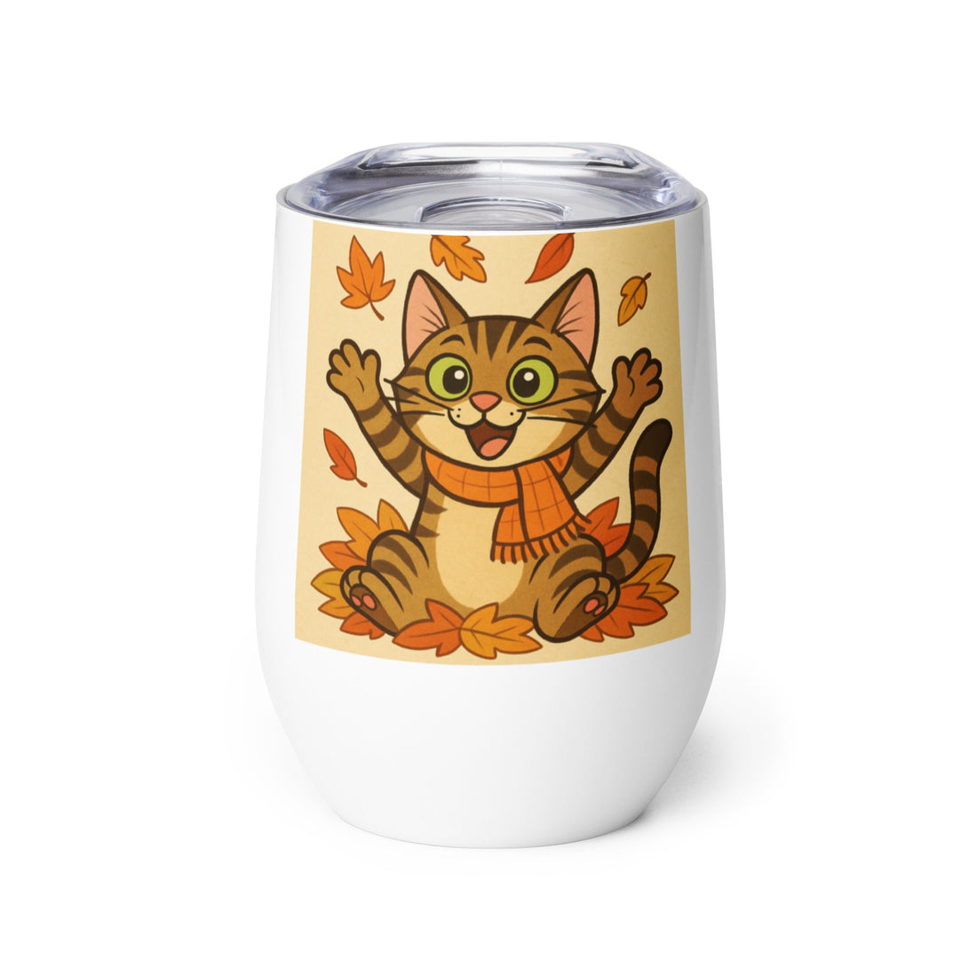 Bob the Cat Wine tumbler
